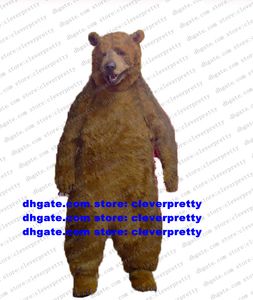 Furry Brown Grizzly Bear Polar Bear Costume De Mascotte Fursuit Adulte Personnage De Dessin Animé Outfit Costume Retour Banquet Session D'ouverture zz7830