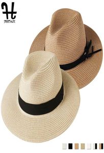 Furtalk Panama Hat Zomerzon Hoeden voor vrouwen man Beach Straw hoed voor mannen UV Bescherming Capeau Femme 20209697716