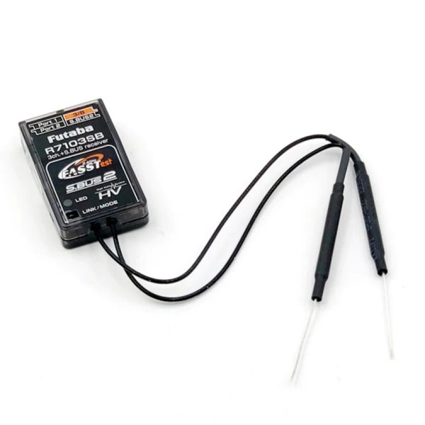 Receptor Futaba R7103SB S.BUS / S.BUS2 / FASSTest HV con antena de alta ganancia de 2,4G, receptor UAV para accesorios para drones Rc de carreras