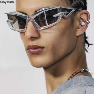 Toekomstige krijger YK Alien zonnebrillen voor dames Instagram high -end modeshow -stijl zonnebril voor heren straat schieten nieuwe bril