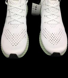 Futurecraft Alphaedge 4d Ltd Aero Ash Print White BD7701 Kicks Women Men Sports Chaussures Sneakers décontractés Trainers avec Box7356090