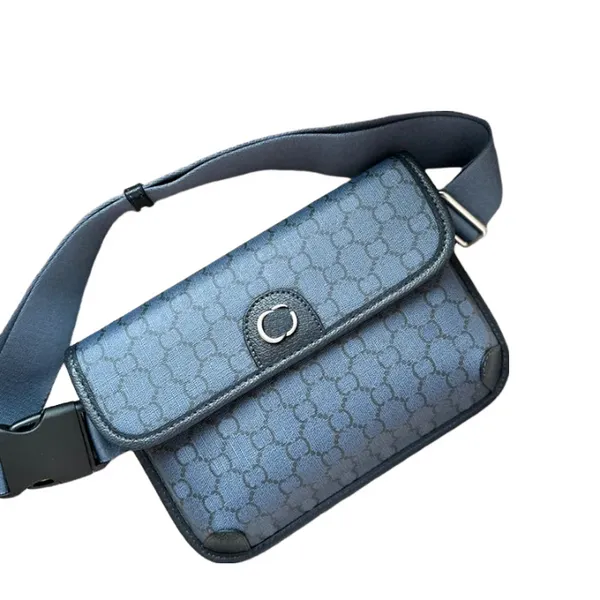 Diseñador de lujo para mujer Bumbags Moda Fanny Pack Cruz cuerpo bolso de hombro para hombre azul Bumbag cintura bolsas temperamento Fannypacks CSD23112410