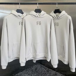 Fw21 Nouvelle Saison 7 High Street Designer Marque Sweat Fg Flocage 100 Coton Hip Hop Lâche Oversize Unisexe Mode Sweat À Capuche G1007LX11 LX11