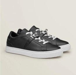 FW22 Casual-stylish day palladium-vergulde gesp gespbeterde lage sneakers schoenen heren wit rubber zool skateboard wandelen topkwaliteit casual buiten comfort trainers 7A1065