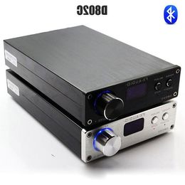 Freeshipping FX-Audio D802C Bluetooth Pure Digitale Versterker USB/AUX/Optische/Coaxiale Mini Audio Versterker 80Wx2 24Bit/192KHz DC32V/5A P Fmou