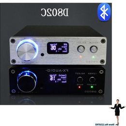 Бесплатная доставка FX-Audio D802C Bluetooth30 Чистый цифровой усилитель USB/RCA/оптический/коаксиальный 24 бит/192 кГц 80 Вт 80 Вт OLED-дисплей Offqp