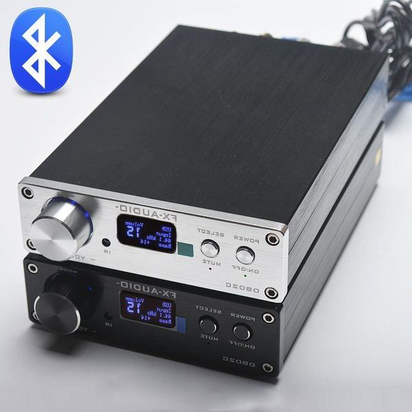 Envío gratuito FX-Audio D802C Versión inalámbrica Bluetooth Entrada USB / AUX / Óptico / Coaxial Amplificador de audio digital puro 24 bits / 192 KHz 80 W 80 W Natt