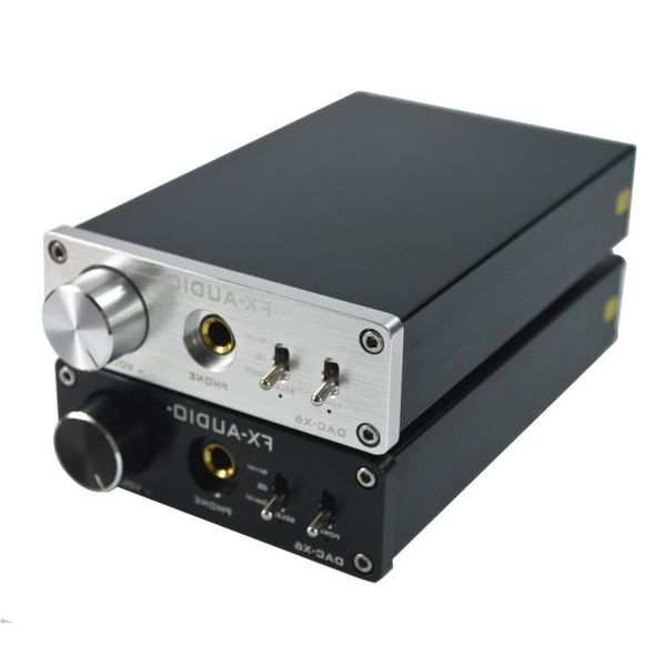 Envío gratuito FX-AUDIO DAC-X6 HiFi 20 Decodificador de audio digital Entrada DAC USB/Coaxial/Salida óptica RCA/Amplificador de auriculares 24 bits/192 KHz D Xaxh