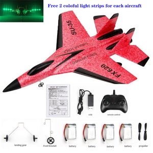 FX620 SU 35 RC Télécommande Avion 2 4G Fighter Hobby Avion Planeur EPP Mousse Jouets Enfants Cadeau 220713