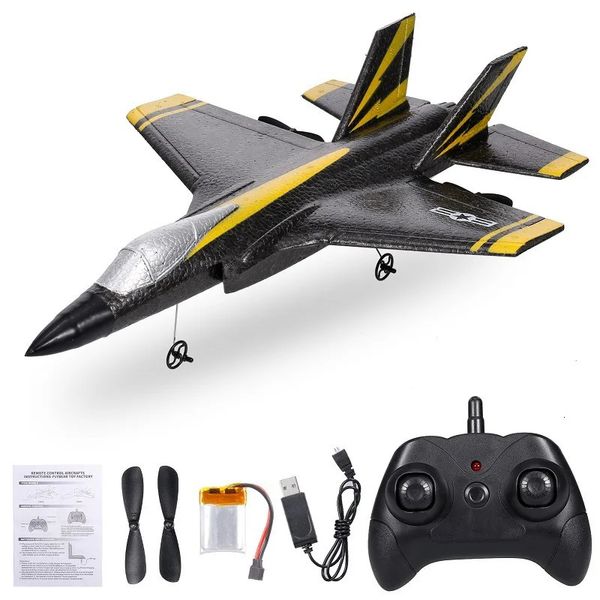 FX635 2CH modèle Rc avion télécommandé avion à aile fixe F35 chasseur mousse modèle électrique pour enfants jouet garçon pour enfants 240131