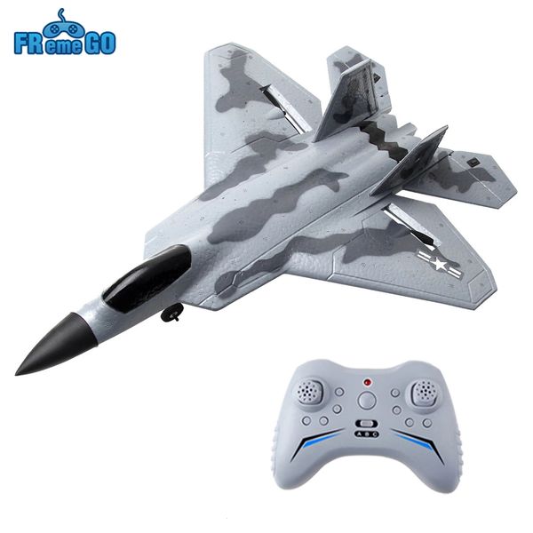 FX922 RC Aircraft 2.4G 2CH/4CH Avion Radiocommandé F-22 Raptor EPP Mousse Planeur Avion Jouets