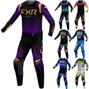 FXR Motocross 2023 Juego de engranajes ropa de bicicleta de tierra fuera de carretera para gasgas motocross jersey set ropa de motocicleta transpirable mx combo