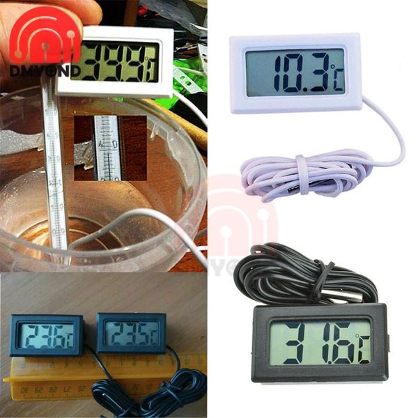 FY-10 Thermomètre mini thermomètre Réfrigérateur Capteur Capteur de sonde Digital Thermomètre Thermographie pour aquarium Bar du réfrigérateur