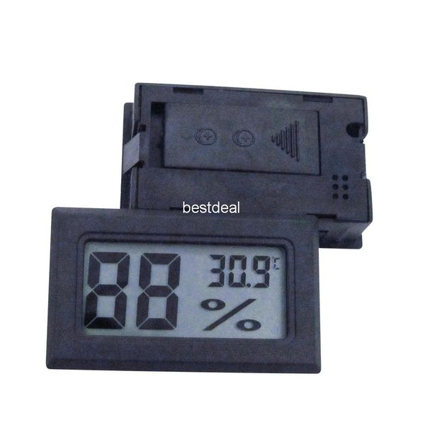 Mini LCD Termómetro digital Higrómetro Medidor de temperatura de humedad FY-11 Sensor de temperatura conveniente para interiores Medidores de humedad Instrumentos de calibre