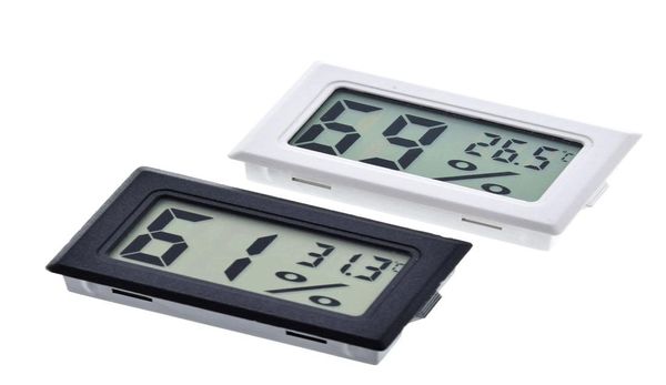 FY11 Mini LCD Termómetro digital Higrómetro Instrumentos de temperatura Interior Conveniente Sensor de temperatura Medidor de humedad Gauge9251209