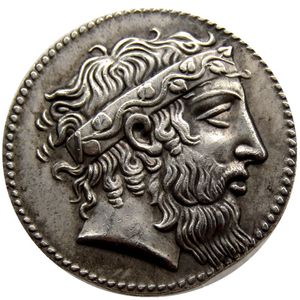 G09 Zeldzame oude Griekse munt -415 Tetradtrachm Craft Copy Coins Groothandel