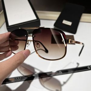 G 2023 Heren vizierbril zonnebril Zonnebril Nieuw Hot Selling Heren en Dames Reizen Rijden Zonnebril Super Knappe Kleding Bijpassende Aviator Zonnebril