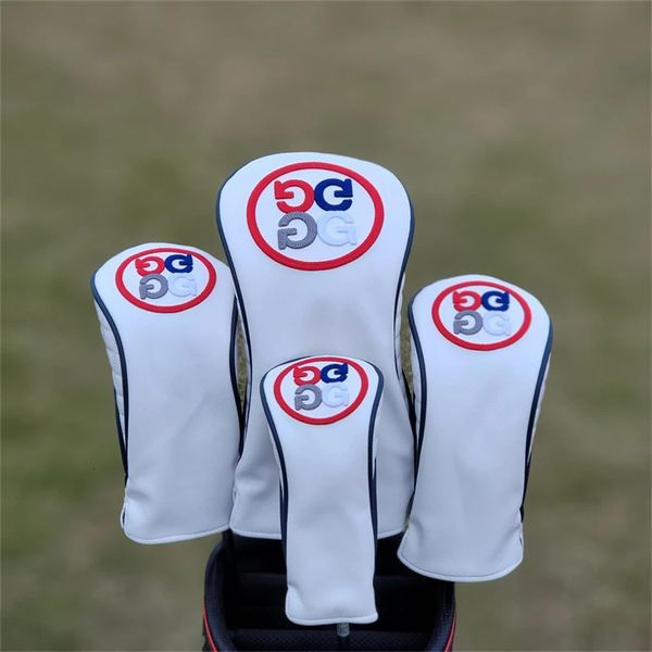 G-4 Golf Club Fashion Driver Fairway Woods Hybrid UT and Putter Iron HeadCover Sports Golf Club Head Protection Cover 240409