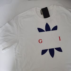 G A Nom commun T-shirt en coton mélangé à la mode Homme Femme Vêtements lettre drôle Impression patchwork couleur Pull décontracté G Manches graphiques jersey Tee Dress Top # y0526