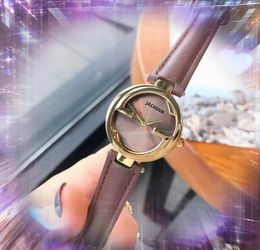 G Bee Femmes célèbre designer montre à quartz classique noir marron ceinture en cuir véritable étanche dames Joint parfait luxueux montre-bracelet cadeaux reloj de lujo