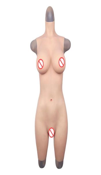 G Cup Faux seins réalistes Silicone Montage Formes de collants pour Shemale Transgender Crossdress Cosplay Dragequeen3143750
