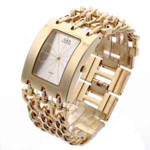 GD Luxury Golden Women's Quartz Wristwatch Women's Bracelet Watch Relogio Feminino Women Dress Clock Reloj Mujer Jelly Gifts 210310