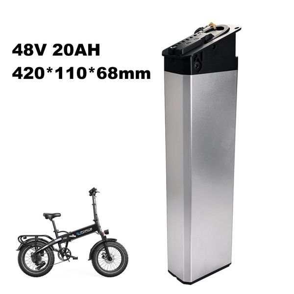 Paquete de batería de repuesto G-Force T42 48V 20Ah 960Wh para bicicleta eléctrica de neumático gordo plegable 250W 500W 750W baterías de litio ocultas ALX-108