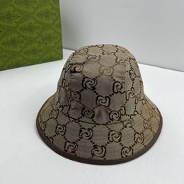 Chapeau de pêcheur à larges bords G-letter designer de luxe site officiel série synchrone chapeau de seau chapeau en toile de haute qualité pour hommes et femmes