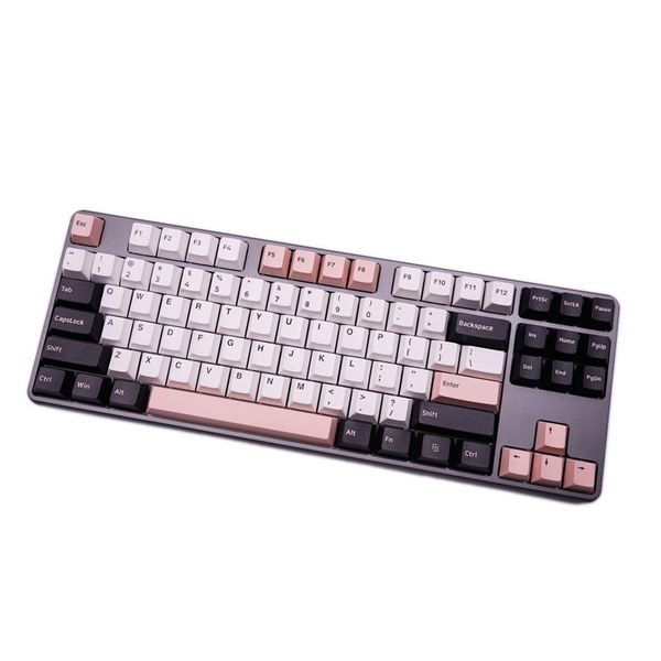 G-MKY 160 touches cerise profil Olivia Keycap DOUBLE S épais PBT Keycaps pour MX Switch clavier mécanique 201105248c