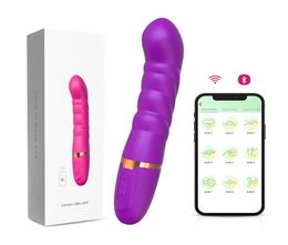 G Vibrateurs de spots puissants pour les femmes applications à distance Bluetooth Dildos Stimulator Clitulat Massageur Masturateur Femme Masturator Adult Toy3600611