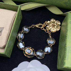 Pulsera de diseñador con temperamento y cuentas de taladro de agua Serie G, joyería de regalo para mujer