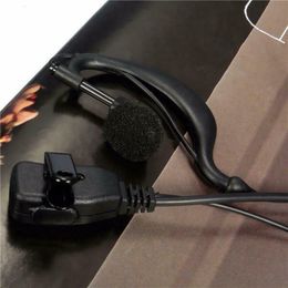 G-Shape Headset Oortelefoon met MIC voor Motorola Radio Walkie Talkie CP040 2 pins