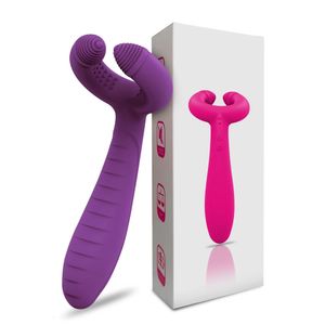 G-Spot 3 Moteurs Gode Vibrateur pour Femmes Clit Stimulateur Anal Vagin Double Pénétration Masseur Pénis Sex Toys pour Couples 240129