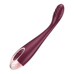 G vibrateur clitoral spot, ambiance d'orgasme rapide avec 7 modes de vibrations pour les seins de vagin de mamelon clitoris stimulation anale, couple féminin pour adultes jouets sexuels (rouge)