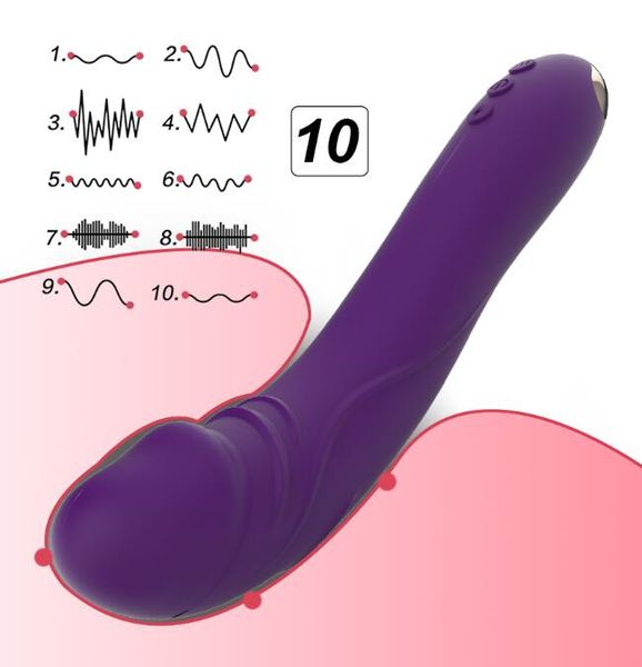 G-spot gode AV vibrateur jouets sexuels érotiques pour adulte femme vagin Clitoris stimulateur baguette magique masseur masturbateur TP51
