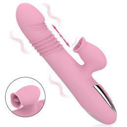 G Spot Dildo Rabbit Vibrator Automatische Thrusting Pulsator sexy Speelgoed Voor Vrouwen Clitoris Stimulator Vagina Massager Volwassen Spelletjes Speelgoed beauty Items