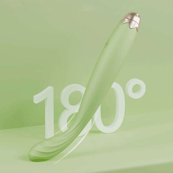 G Spot Massage Stick 10 Frecuencia Fuerte de choque Fuerte Vibrador hembra Masturbación de dedo para adultos Producto erótico Juguete sexy 18