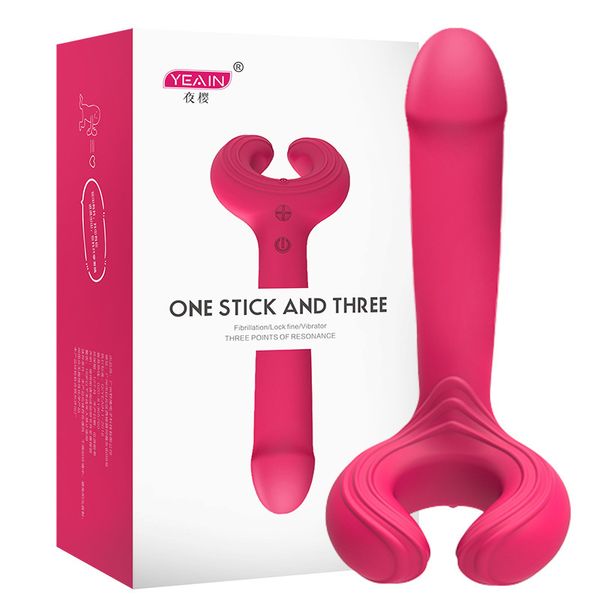 G-Spot Rabbit Étanche Rechargeable 3 Moteurs Gode Vibrateur Adult Sex Toys, Silicone Clitoris Vagin Pénis Stimulateur Masseur MX200422