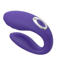 G Spot U Type Vibrator Sekspeelgoed voor vrouwen Masturbatie Siliconen Dildo Vibrerende ei clitoris Anal massage Oplaadbaar 10 Speed 10 Speed ADU3868221