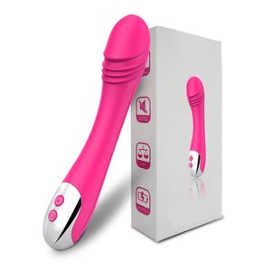 Vibromasseur point G pour femmes, stimulateur de Clitoris, gode en Silicone Rechargeable par USB, Machine sexy, jouets, produits érotiques pour adultes