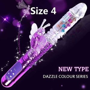 G-spotvibrator voor dames Stuwende dildo Waterdicht Draadloos Rustig Bee Clitoris Multispeed Massager Vrouwelijk sexy speelgoed