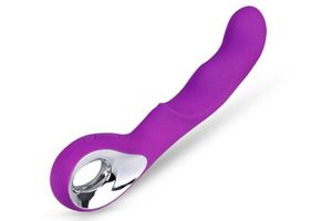 Punto G impermeable juguete sexual masturbarse consolador de silicona vibrador masajeadores personales # T701