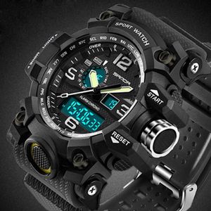 G Stijl Sanda Sport Heren Horloges Topmerk Luxe Militaire Schokbestendig Led Digitale Horloges Mannelijke Klok Relogio Masculino 74290m