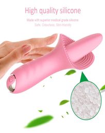 G Tong Spot Likken Clitoris Vibrator Clit Tickler Speelgoed voor Vrouwen 10 Patroon Vibrerende Vaginale Massage Volwassen Orgasme Product 211937482