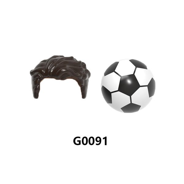G0112 Accesorios Bloques de construcción de personajes Famosos Sport Star Bricks Fútbol de fútbol Modelo de fútbol de fútbol para niños Juguetes Regalo