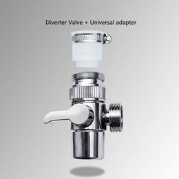 G1 / 2 "Adaptateur d'interrupteur Adaptateur Splitter de l'évier de cuisine Connecteur de robinet d'eau de vanne pour toilette