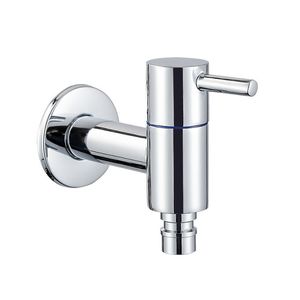 G1/2 argent cuivre robinets de blanchisserie extérieur jardin mitigeur salle de bain coin simple robinet d'eau froide robinet