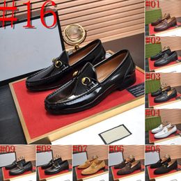 40Modèle Top Qualité Hommes Designers Mocassins Chaussures Original Mariage Paty Luxueux Robe Chaussures En Cuir Véritable Classique Élégant Mocassins Bout Rond Chaussure De Bureau 38-46