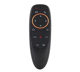 G10G10S télécommande vocale Air Mouse avec USB 24 GHz sans fil 6 axes Gyroscope Microphone IR télécommandes pour Android tv Box6290513