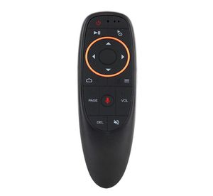 G10G10S Control remoto por voz Air Mouse con USB 24 GHz Inalámbrico Giroscopio de 6 ejes Micrófono Controles remotos IR para Android TV Box5872305